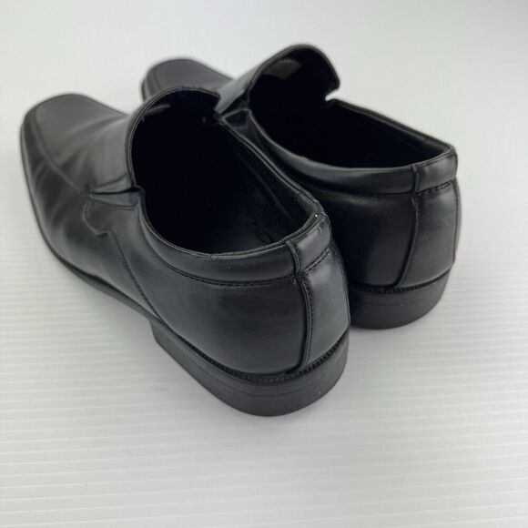 Perry Ellis Portfolio Men’s Size 12 Kent Wide Black Slip On Loafers Dress Shoes - Picture 9 of 10